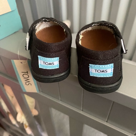 Baby TOMS Black Canvas Size 3 - Picture 5 of 6